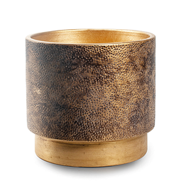 Pot 'merel' goud bruin