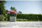 Pot met waterreserve - GARDEN ID Respect - Groengroen 40 x 40 cm - 100% huishoudelijk afval - 100% recyclebaar - Gestructureerd oppervlak.