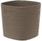 Pot met waterreserve - GARDEN ID Respect - Taupe 25 x 25 cm - 100% huishoudelijk afval - 100% recyclebaar - Gestructureerd oppervlak.