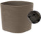 Pot met waterreserve - GARDEN ID Respect - Taupe 25 x 25 cm - 100% huishoudelijk afval - 100% recyclebaar - Gestructureerd oppervlak.