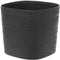 Pot met waterreserve - GARDEN ID Respect - Zwart-Anth 25 x 25 cm - 100% huishoudelijk afval - 100% recyclebaar - Gestructureerd oppervlak.