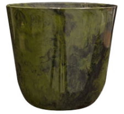 Pot Palermo marble green D13 H12 cm