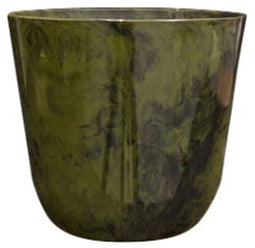 Pot Palermo marble green D17 H15 cm