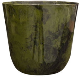Pot Palermo marble green D21 H19 cm