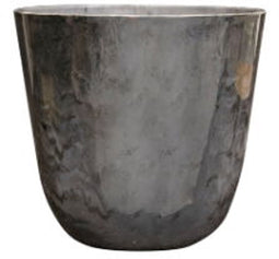 Pot Palermo marble grey D17 H15 cm