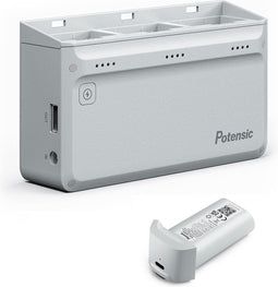 Potensic Atom SE Oplaadmanager - Voor 1 Vliegbatterij - Snellaadstation voor 3 Batterijen Tegelijk