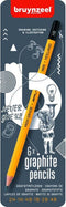 Potloden Bruynzeel Teens 6 hardheden | 6 stuks