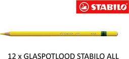 Potlood STABILO All 8044 geel | 12 stuks