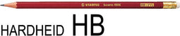 Potlood STABILO grafiet Swano 4906 HB met gumtip | 12 stuks