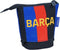 Potloodetui F.C. Barcelona Kastanjebruin Marineblauw (8 x 19 x 6 cm)