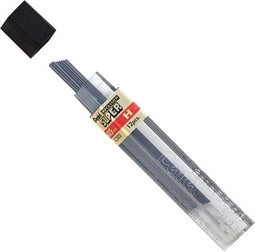 Potloodstift Pentel 0.5mm zwart per koker 2B