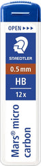 Potloodstift staedtler mars micro carbon 0.5 mm hb | 12 stuks