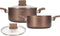Pottenset - ARTHUR MARTIN - AM9820 - 20-24 cm met glazen deksel - Aluminium - Alle warmtebronnen inclusief inductie