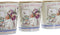 Pottenset DKD Home Decor Roze Gouden PVC (38 x 13 x 14 cm) (3 Onderdelen)