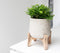 Pottery Pots - Bloempot - Patt Feet Low Grey Washed - Grijs/Beige - D 28 cm H 29 cm - Plantopening 18 cm