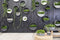 Pottery Pots Plantenpot Wally (hanging) XS Fiberstone Grey | Ø:30 x H:9