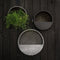 Pottery Pots Plantenpot Wally (hanging) XS Fiberstone Grey | Ø:30 x H:9
