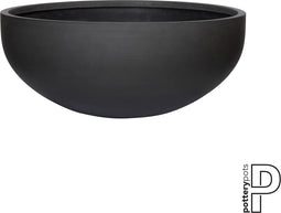 Pottery Pots Schaal-Plantenbak Morgana Zandsteen Zwart D 53,5 cm H 22.5 cm