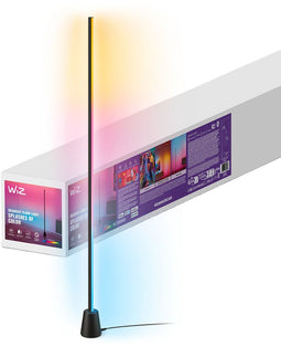 WiZ Gradient Vloerlamp - RGBIC Meerdere kleuren tegelijk - 140 cm - Zwart