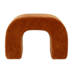 Pouf Arch Brown / Vintage velvet