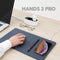 POUT HANDS3 PRO Fast Wireless Charging Mouse Pad Blauw
