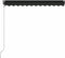 vidaXL - Luifel - uittrekbaar - met - windsensor - en - LED - 350x250 - cm - antraciet