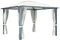 vidaXL - Prieel - met - gordijn - en - LED-lichtslinger - 3x3 - m - aluminium - crème