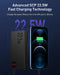 Power Bank, 22,5 W 20000 mAh snel opladen USB C draagbare telefoon oplader, PD3.0 QC4.0 Slim batterij met LED-display voor iPhone 12 11 XS 8 Samsung Galaxy S21 S20 S10 Huawei AirPods Tablet etc