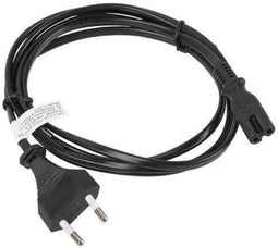Power Cord Lanberg CEE 7/16 A IEC320 C7 Black