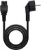 Power Cord NANOCABLE CEE7 /M-C5/H Black (1,5 m)