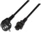 Power Cord NANOCABLE CEE7 /M-C5/H Black (1,5 m)