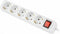 Power Strip - 5 Sockets Schuko Lanberg 2500 W 3 m White (3 m)