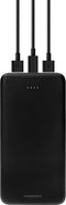 Powerbank o.a. Geschikt voor iPhone & Samsung - 10.000 mAh - Inclusief kabel - Led indicator - Laadt toestel tot wel 5x op - USB-C poort en 2x USB-A poort - Zwart - Mobiparts