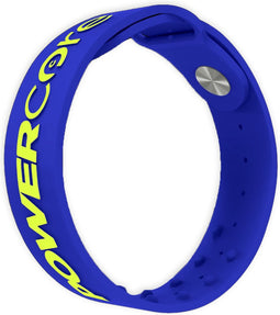 PowerCore, proprioceptie sportarmband – Blauw/Neon – M/L - Sportband – Polsband verbetert sportprestaties