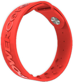 PowerCore, proprioceptie sportarmband – Rood – M/L - Sportband – Polsband verbetert sportprestaties