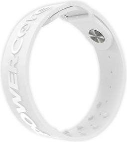 PowerCore, proprioceptie sportarmband – Wit – S/M - Sportband – Polsband verbetert sportprestaties