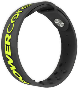 PowerCore, proprioceptie sportarmband – Zwart/Neon – SM/L - Sportband – Polsband verbetert sportprestaties