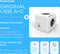 PowerCube Oroginal Duo USB (A + C) - 4 stopcontacten - 2 USB laders (A + C) - Type F (NL + DE) - (ter uitbreiding van de PowerCubes Extended modellen met kabel)