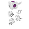 PowerCube ReWirable USB + 3x plug + IEC EU cable DE