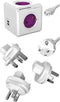 PowerCube ReWirable USB + 3x plug + IEC EU cable DE