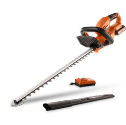 Powerplus Dual Power Accu-heggenschaar POWDPG75320 - Accu-haagschaar van 20 V, met accu en lader, mes van 580 mm en snijafstand van 18 mm, tuingereedschap