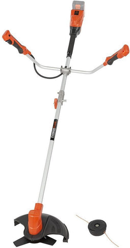 Powerplus Dual Power POWDPG7551 2 in 1 Bosmaaier accu - 40V - Brushless - Maaibreedte Trimmer 320mm/Bosmaaier 255mm - Excl. accu en lader - Incl. trimmerdraad en maaischijf