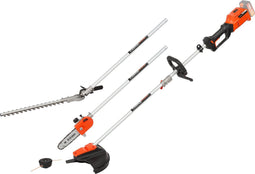 Powerplus Dual Power POWDPG7553 4 in 1 Bosmaaier - 40V - Brushless - Maaibreedte trimmer 320mm, bosmaaier 255mm, heggenschaar 410mm, kettingzaag 200mm - Excl. accu en lader - Incl. trimmerdraad en maaischijf