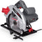 Powerplus elektrische cirkelzaag POWESET4 - 1200W compact gereedschap, Ø185mm - zijgeleider - met 4 acc.
