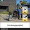 Powerplus Elektrische Hogedrukreiniger POWXG90411- 1800 W Terrasreiniger, start/stop functie, max. druk van 140 bar en temperatuur van 50 °C, 8 m slang en accessoires inbegrepen, Reinigen van auto's, meubelen en fiets