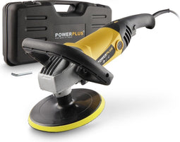 Powerplus POWX0474 Polijstmachine - 1200W - Ø180 mm Softstart - Softstart - Constante snelheid controle - Incl. 3 accessoires en opbergkoffer