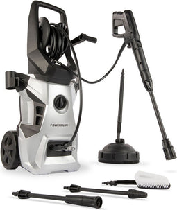 Powerplus POWXG90500 Hogedrukreiniger - 2200W - max. 170 bar - 450 l/h - Incl. 8m slang, terrasreiniger en accessoires