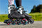 Powerslide Phuzion Radon Teal 90 Inlineskates - Maat 40 - Vrouwen - zwart/mintgroen/wit/roze