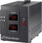PowerWalker AVR 1500 SIV FR spanningregelaar 110-280 V 2 AC-uitgang(en) Zwart