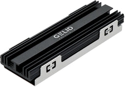 Gelid Solutions Icecap M.2 SSD Cooler - Passieve Koeling - Voor PS5 SSD Upgrade - Zwart